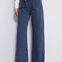 Buttoned Jeans - Dark Denim