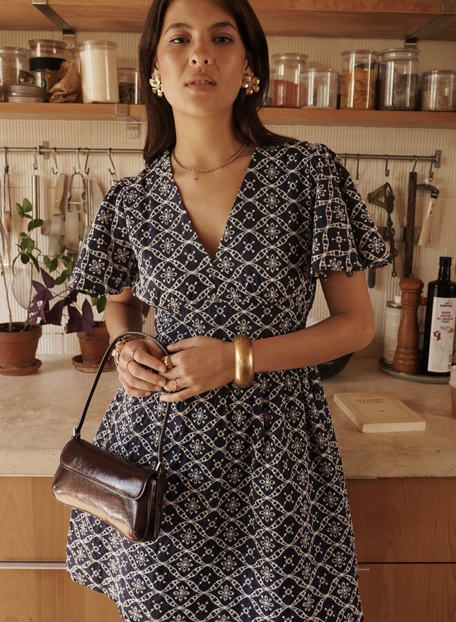Robe Embroidery - Marine