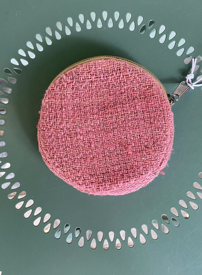 Hemp Green Backs - Himalaya Pouch - Bright Pink