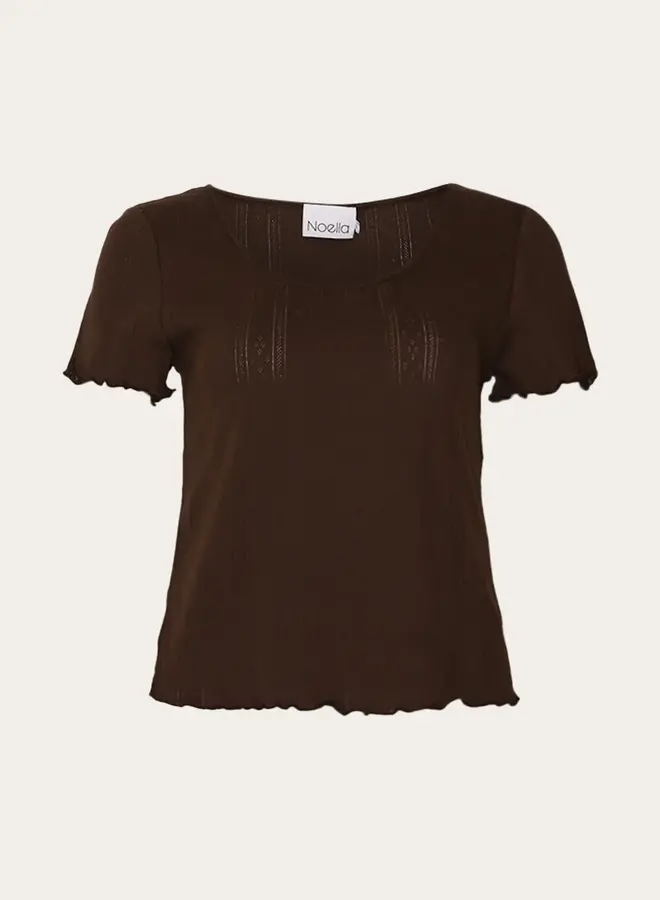 Noella - Julietta Top - Chocolate Brown