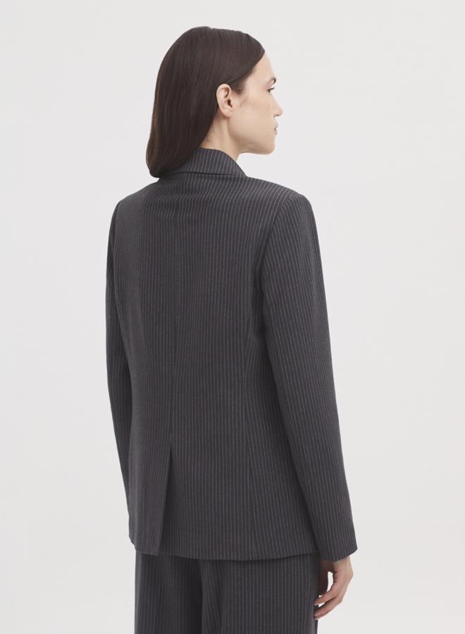 Nice Things - Pinstripe Blazer - Grey