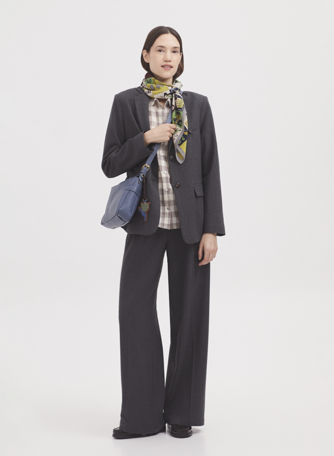 Nice Things - Pinstripe Blazer - Grey