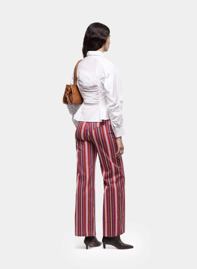 LAAGAM - Belleville Ruched Shirt - White
