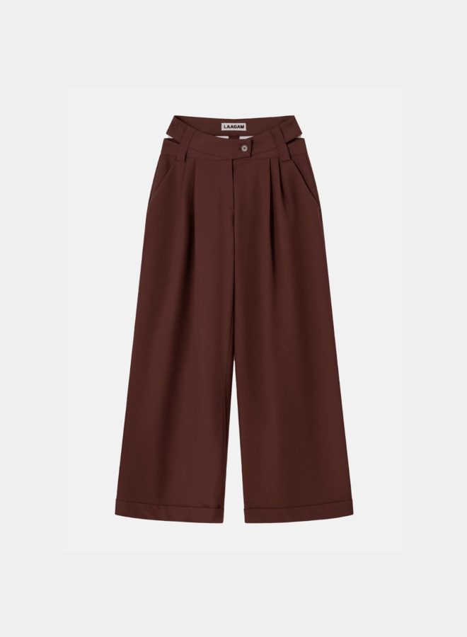 LAAGAM - Smith Tailored Pants - Brown