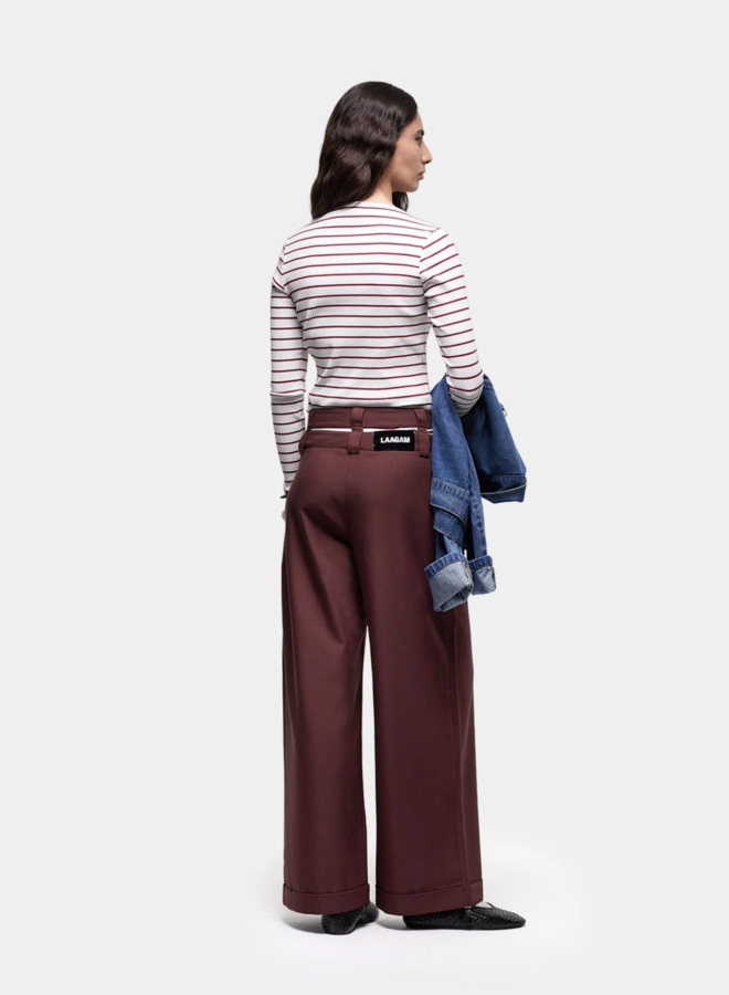 LAAGAM - Smith Tailored Pants - Brown