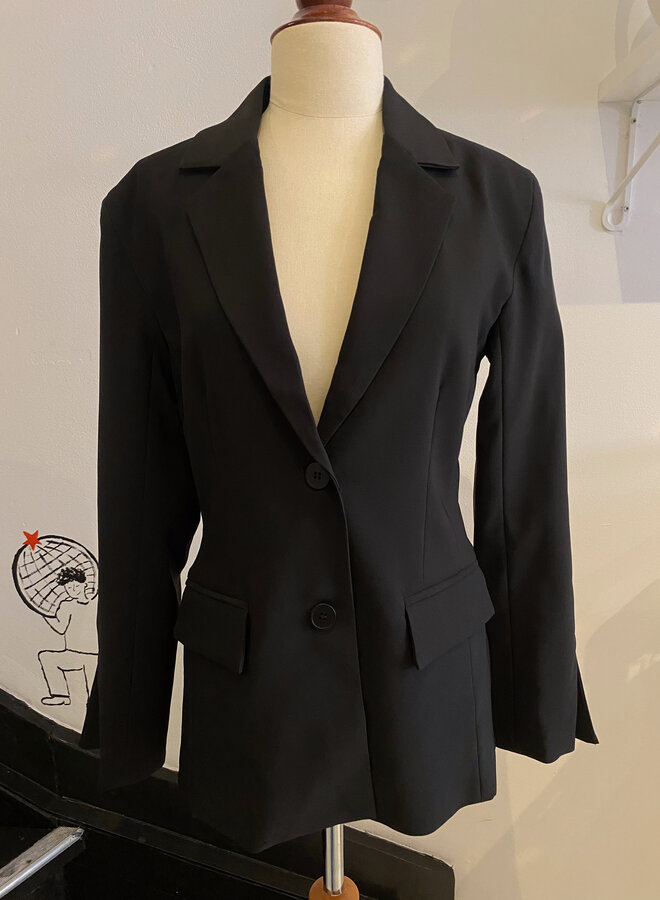 Backless Blazer - Black