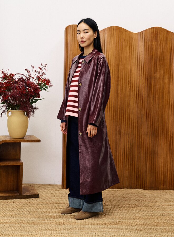 FRNCH - Trenchcoat Halimi - Bordeaux