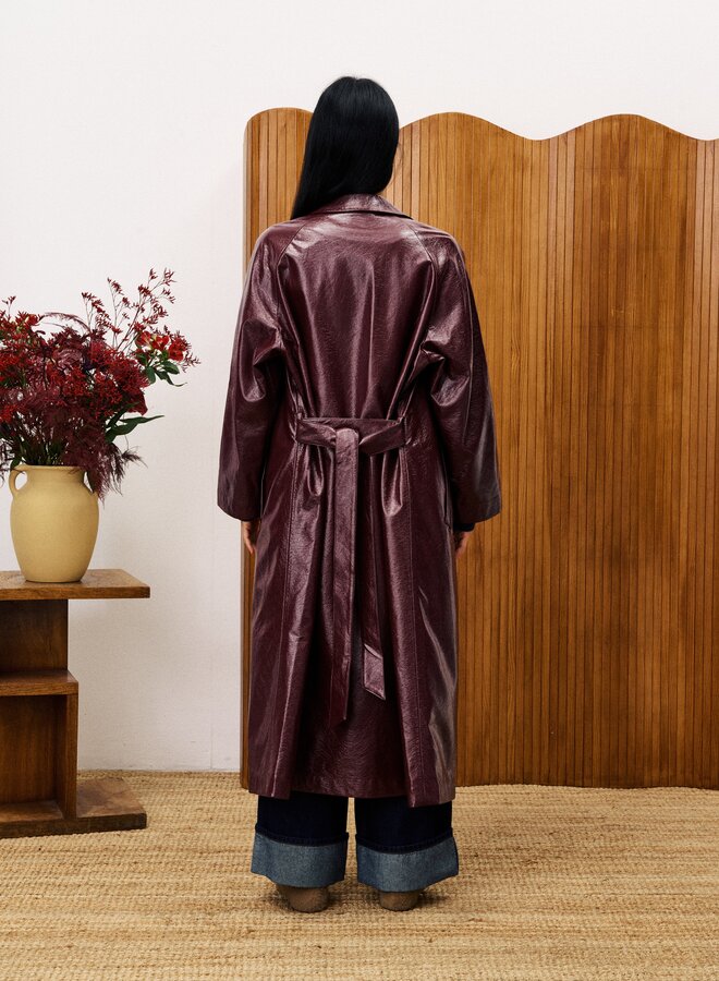 FRNCH - Trenchcoat Halimi - Bordeaux