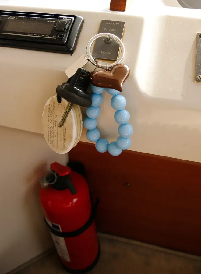 Susmie's - Maddie Blue Key Charm