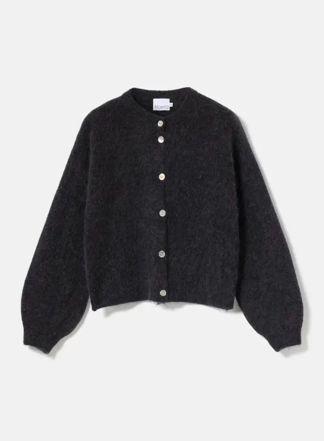 Noella - Kae Knit Cardigan -  Dark Grey