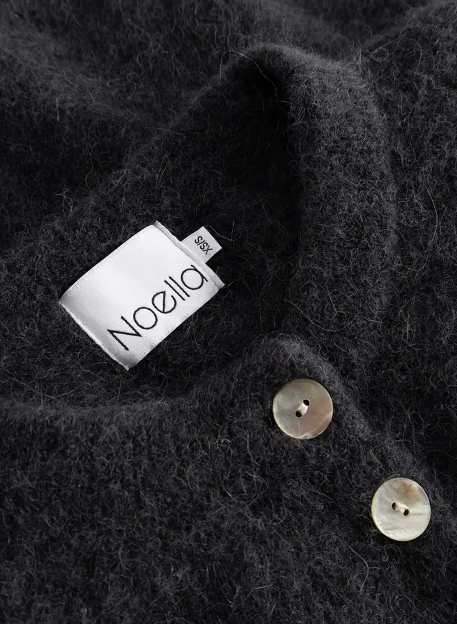 Noella - Kae Knit Cardigan -  Dark Grey