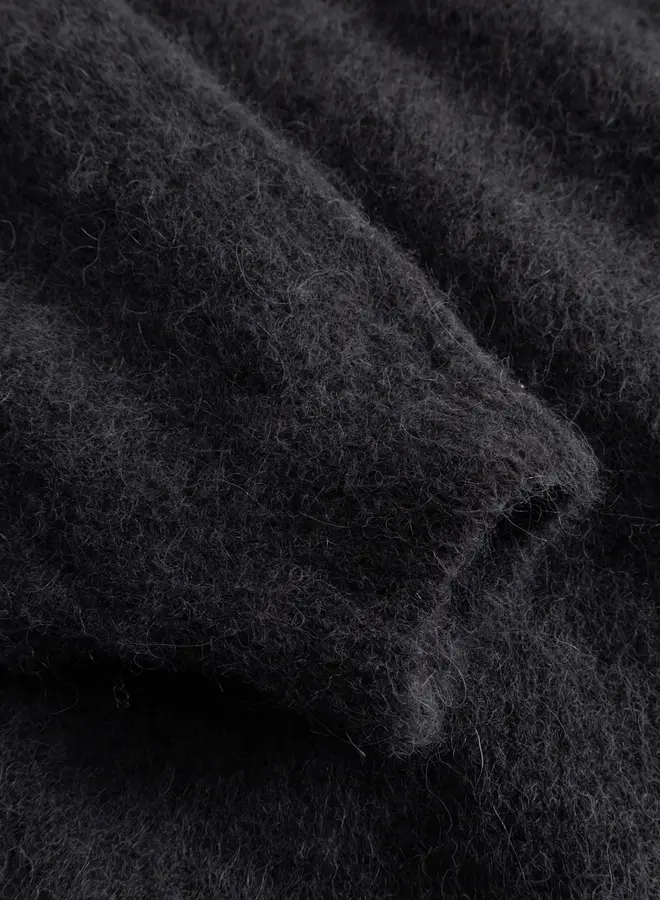 Noella - Kae Knit Cardigan -  Dark Grey
