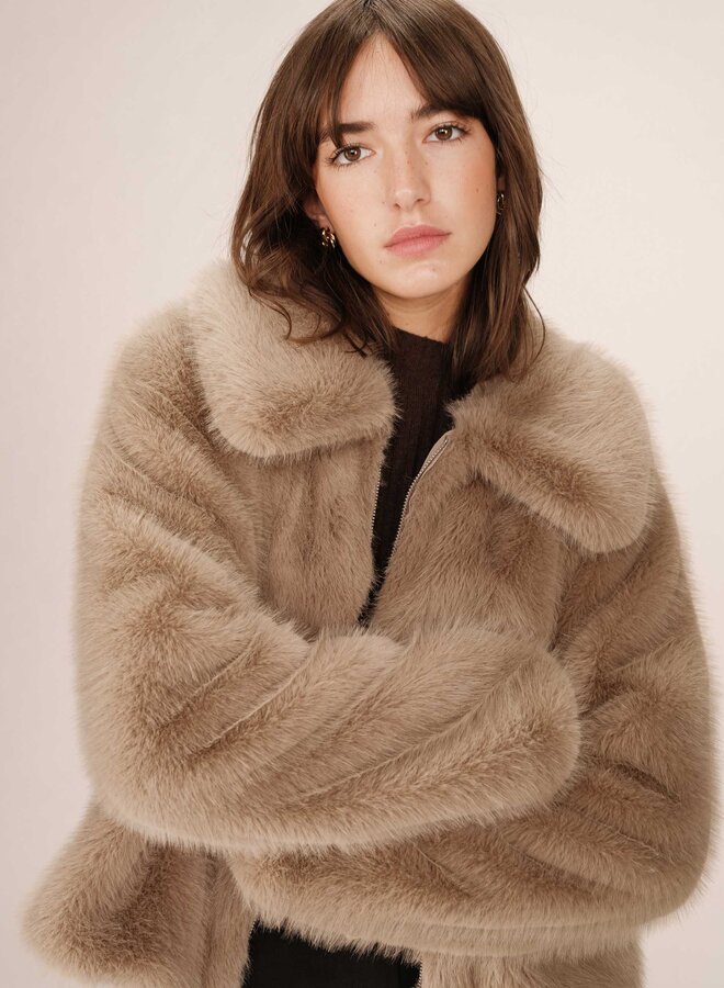 G&M - Coat Shonna - Greige