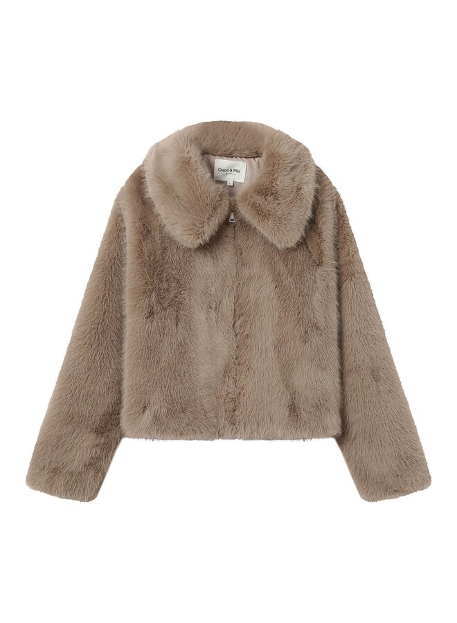 G&M - Coat Shonna - Greige
