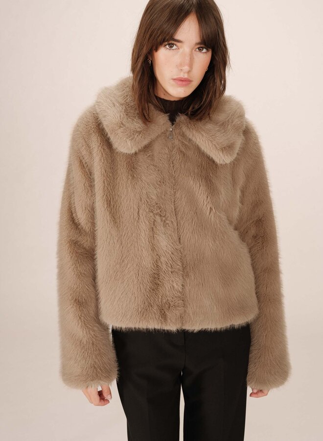 G&M - Coat Shonna - Greige