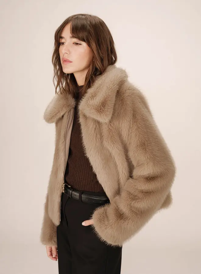 G&M - Coat Shonna - Greige