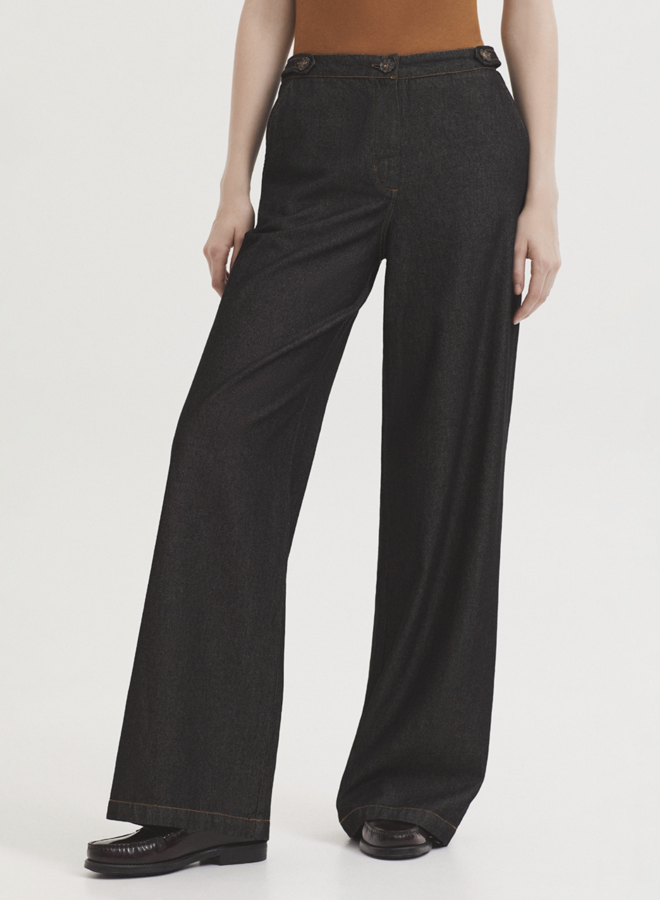 Nice Things - Grey Denim Pants - Grey Denim