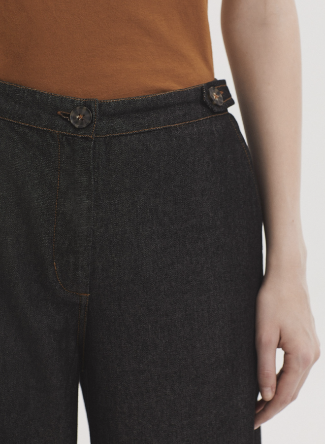 Nice Things - Grey Denim Pants - Grey Denim