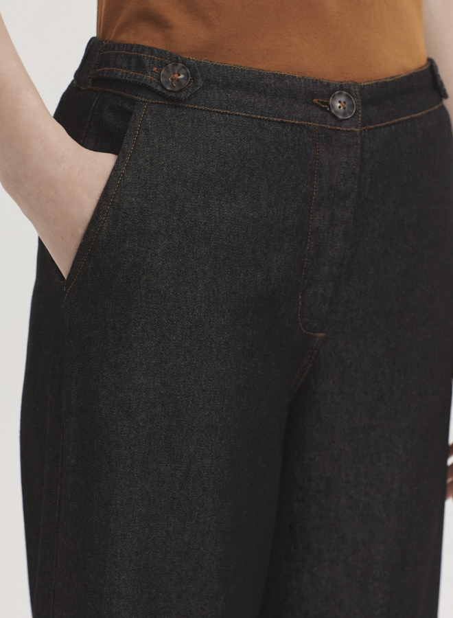 Nice Things - Grey Denim Pants - Grey Denim