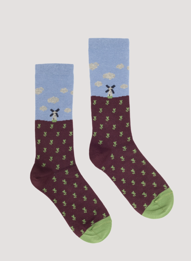 Nice Things - Dutch Touch Socks - Shiny Blue