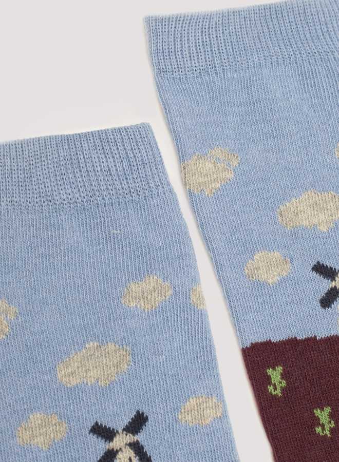 Nice Things - Dutch Touch Socks - Shiny Blue