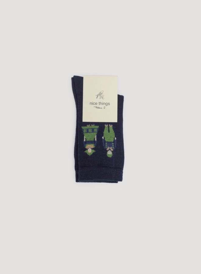 Nice Things - Dutch Couple Socks - Navy