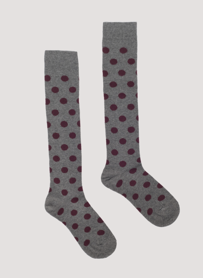 Nice Things - Polka Dots Socks - Grey