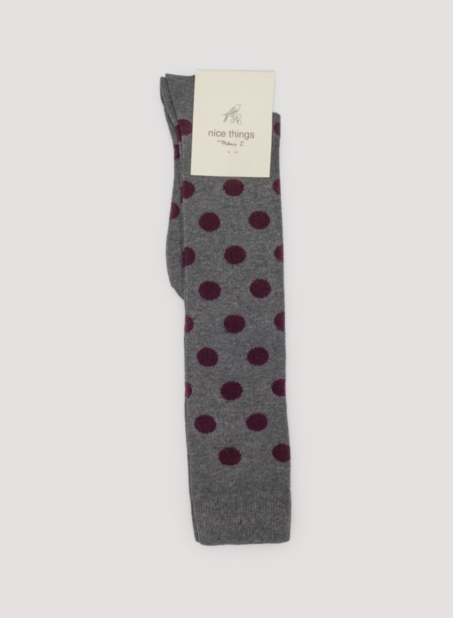 Nice Things - Polka Dots Socks - Grey