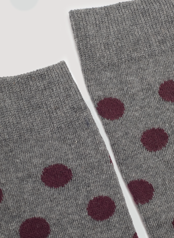 Nice Things - Polka Dots Socks - Grey