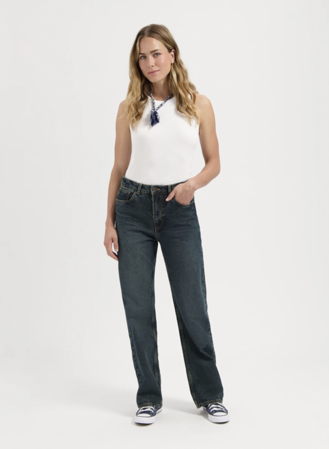 Kuyichi - Izabella - Straight - Vintage Jade