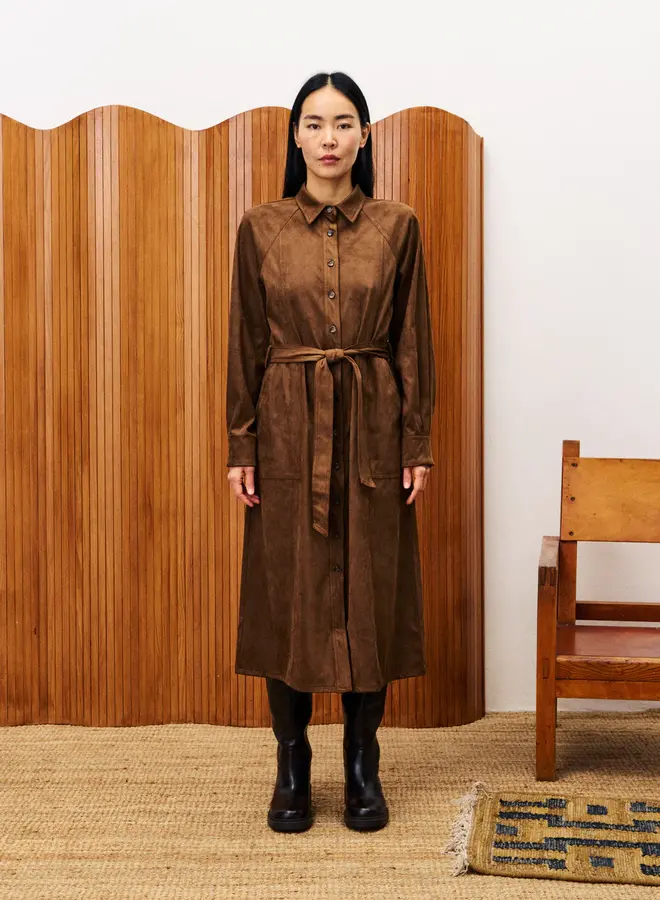 FRNCH - Robe Barbet - Marron Glace