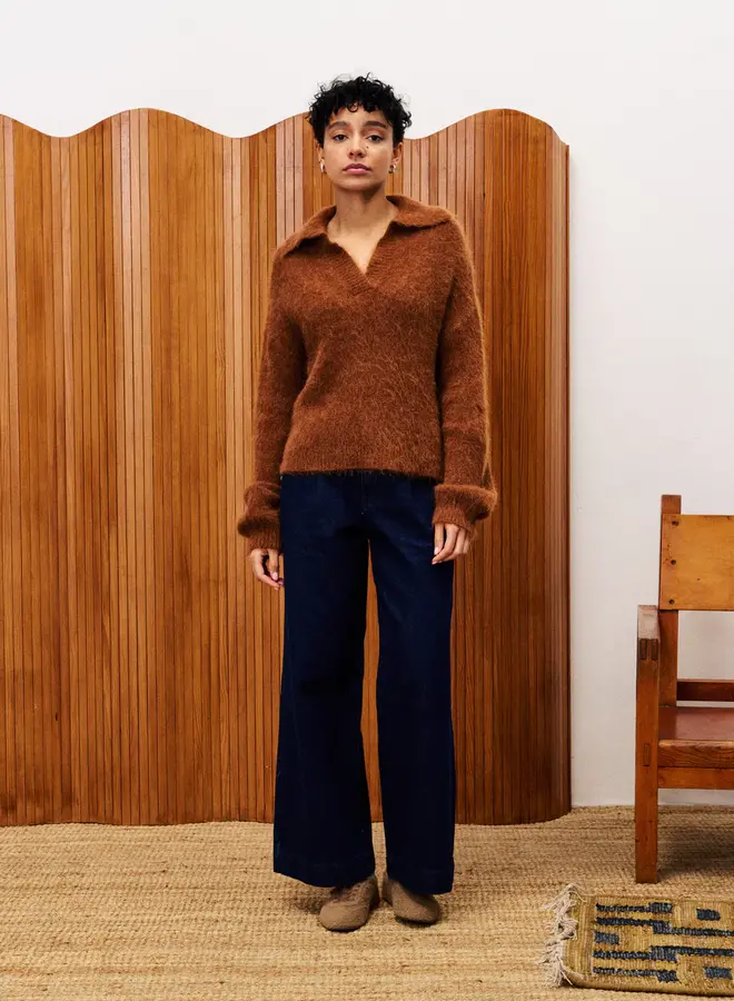 FRNCH - Polo Josse - Marron Glace