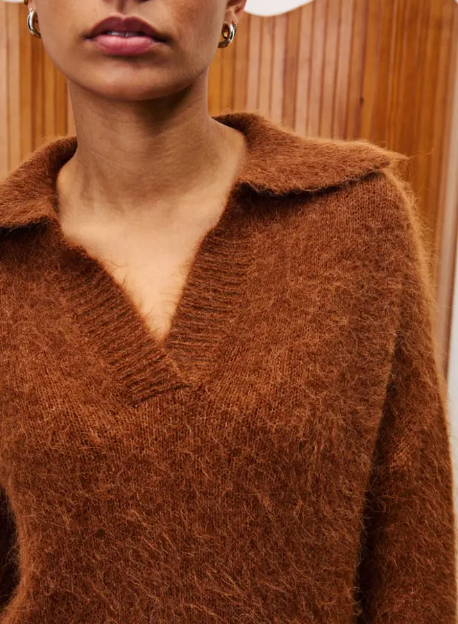 FRNCH - Polo Josse - Marron Glace