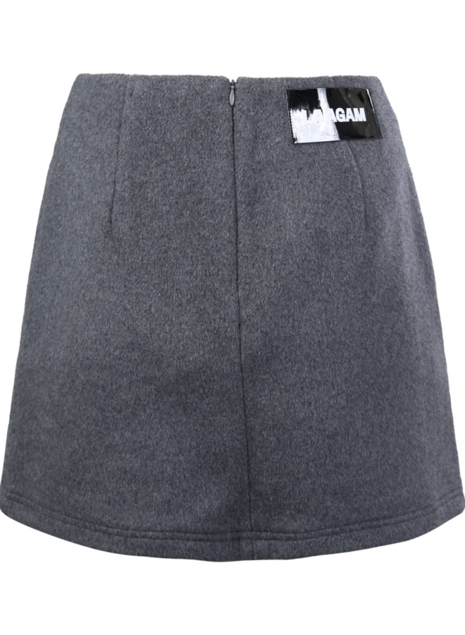 LAAGAM - Frankie Short Skirt - Grey