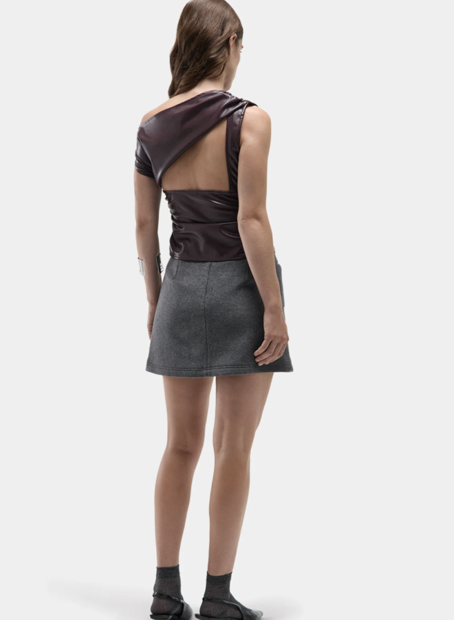 LAAGAM - Frankie Short Skirt - Grey