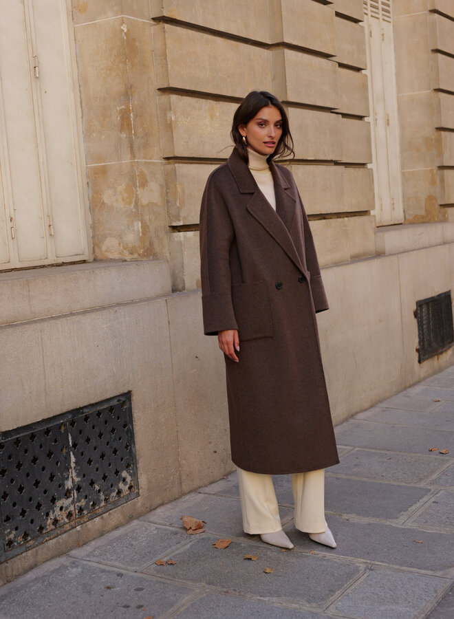 Manteau Maxi Ella - Marron
