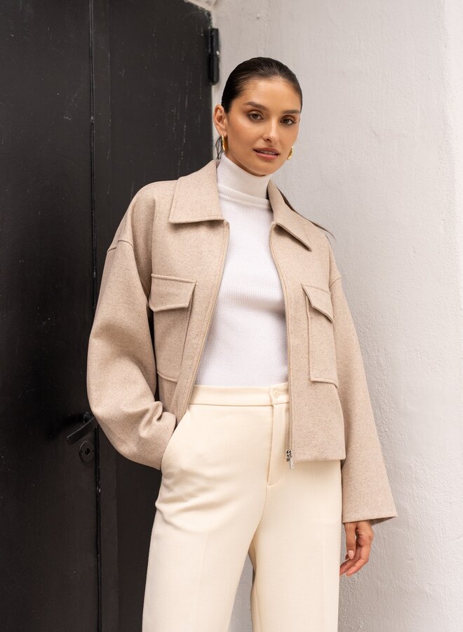 Manteau Short Lucy - Beige