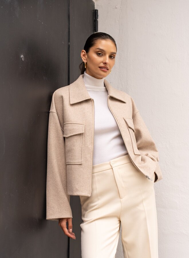 Manteau Short Lucy - Beige