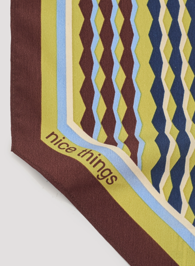 Nice Things - "Endless Colum" Foulard - Intense Yellow