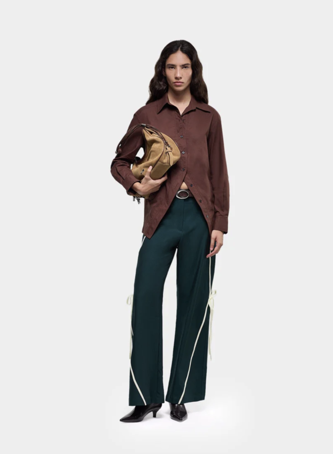 LAAGAM - No Boyfriend Shirt - Brown