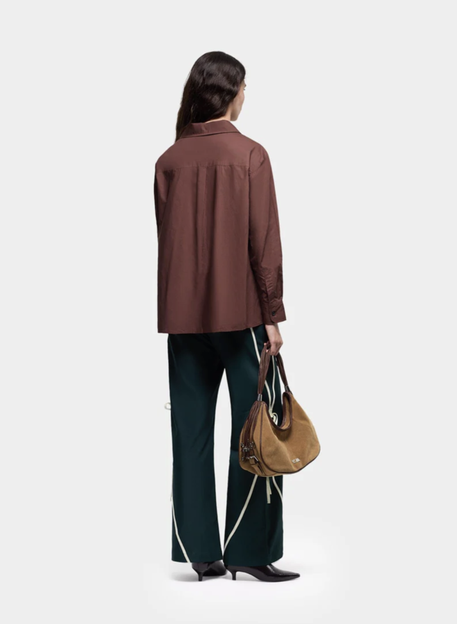 LAAGAM - No Boyfriend Shirt - Brown