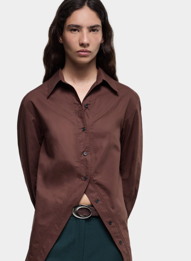 LAAGAM - No Boyfriend Shirt - Brown