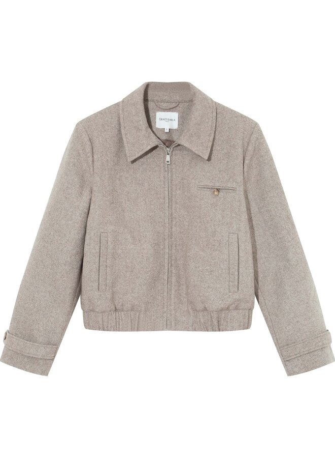 G&M - Manteau Tiffany - Grege