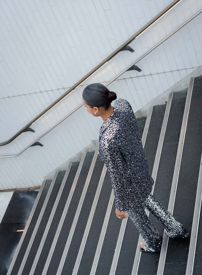 Pantalon Paillettes - Argent