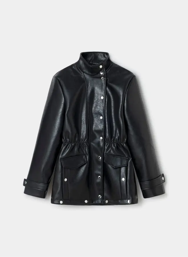 LAAGAM - Berghain Black Long Jacket