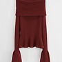 Off Shoulder Knit Elise - Bordeaux (One Size)