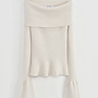 Off Shoulder Knit Elise - Ivory (One Size)