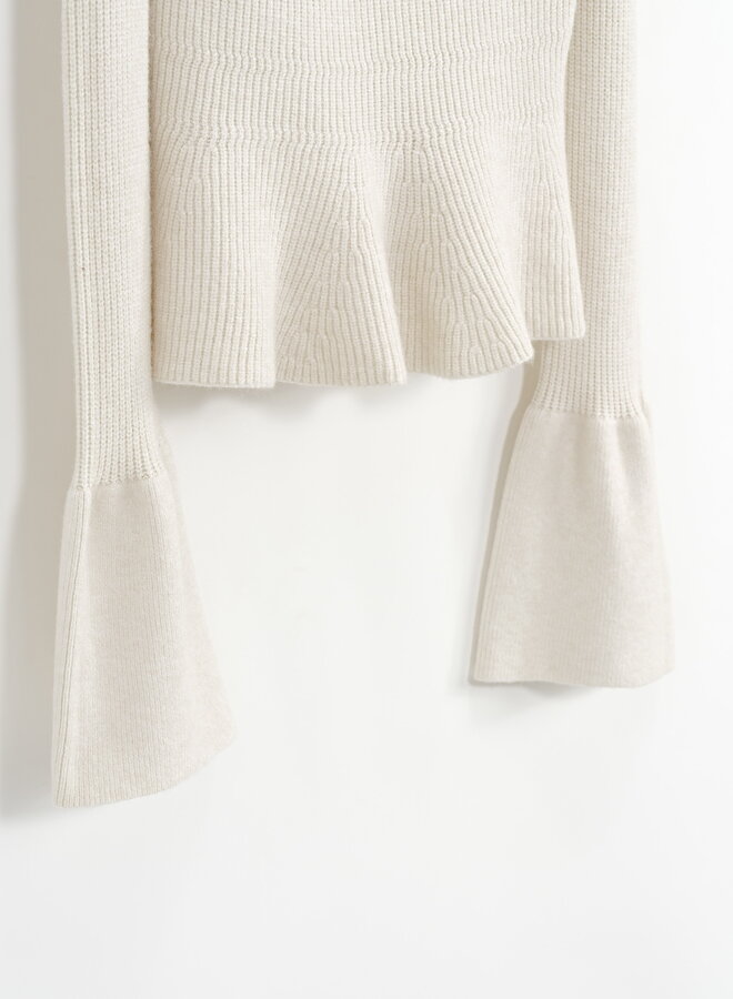 Off Shoulder Knit Elise - Ivory (One Size)