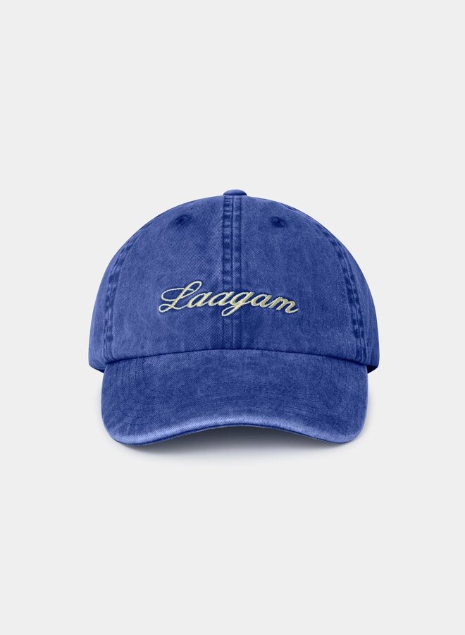 LAAGAM - Blue Embroidered Logo Cap