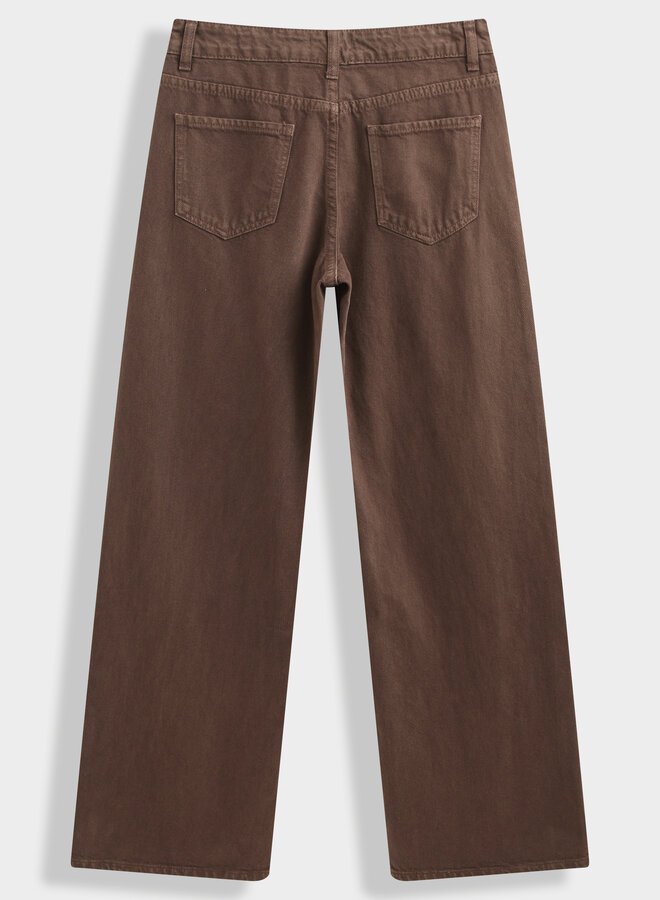 Studded Jeans - Marron